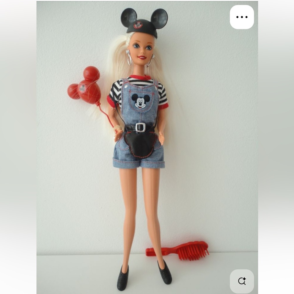 NIB - Vintage 1996 Disney Fun Barbie Doll with Mickey Mouse Ears